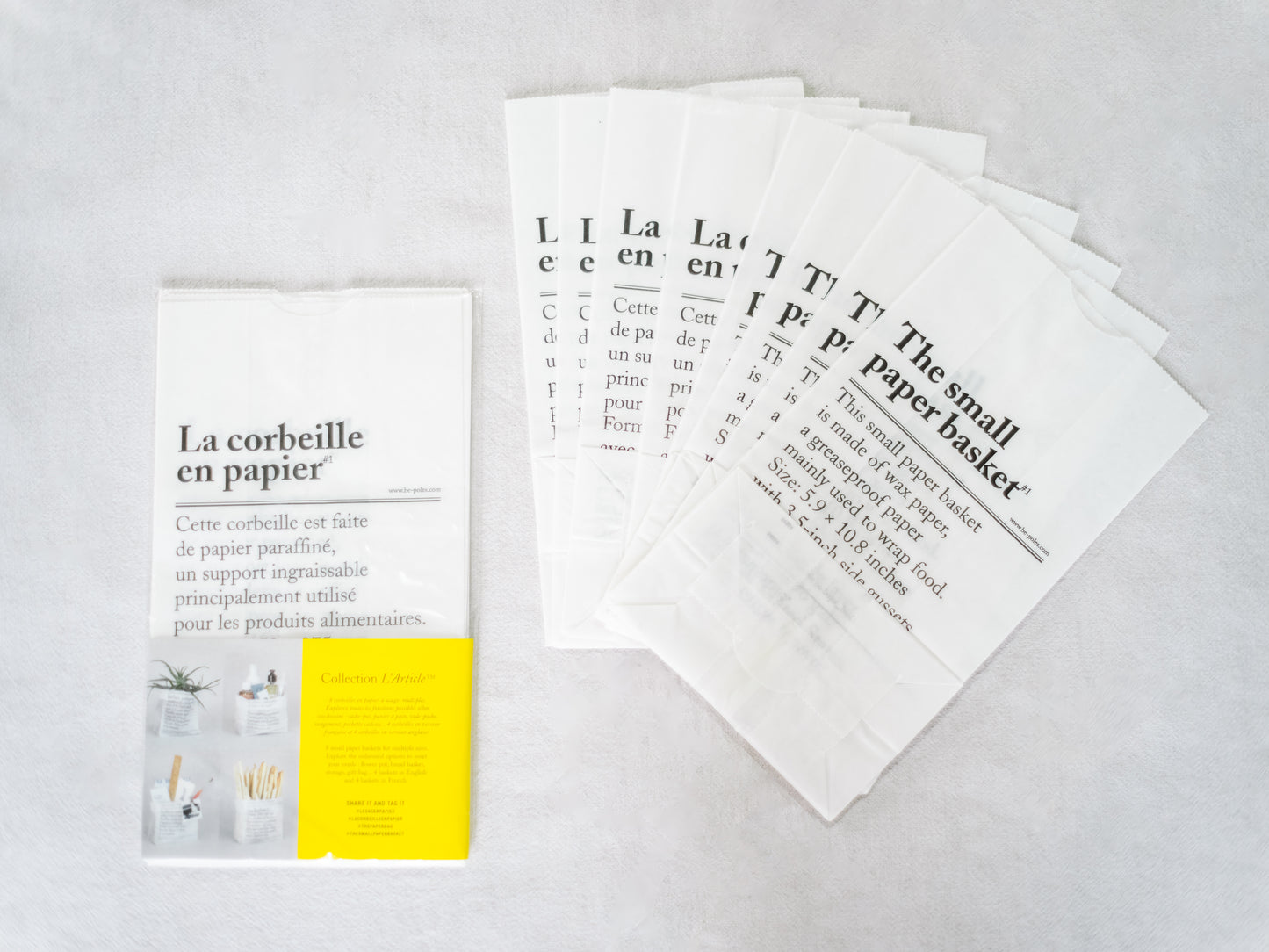 ペーパーバッグ〈 LA PETITE CORBEILLE EN PAPIER 〉